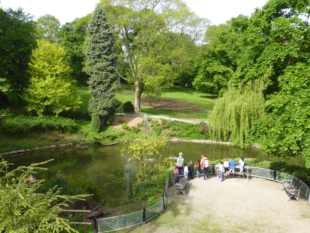 54+ Barmer Anlagen Teich, Verschiedene kleinere und größere parks
